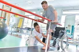 Manual therapy session with a physical therapist