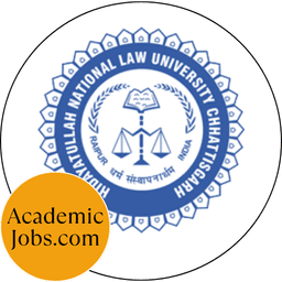 HNLU - Hidayatullah National Law University, Raipur logo