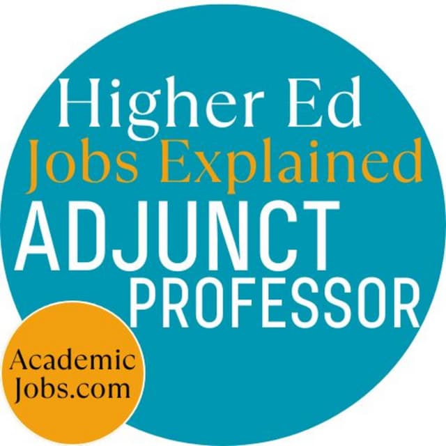 Adjunct Professor - Definition / How to become 