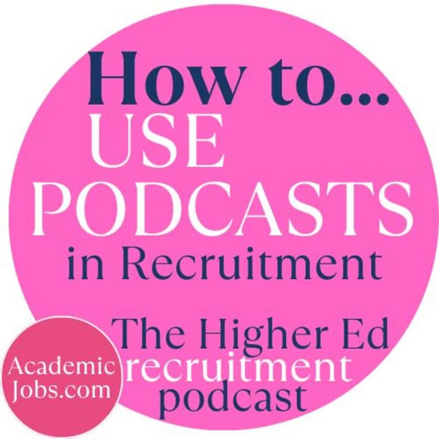 Higher Ed Jobs marketing using Podcasts