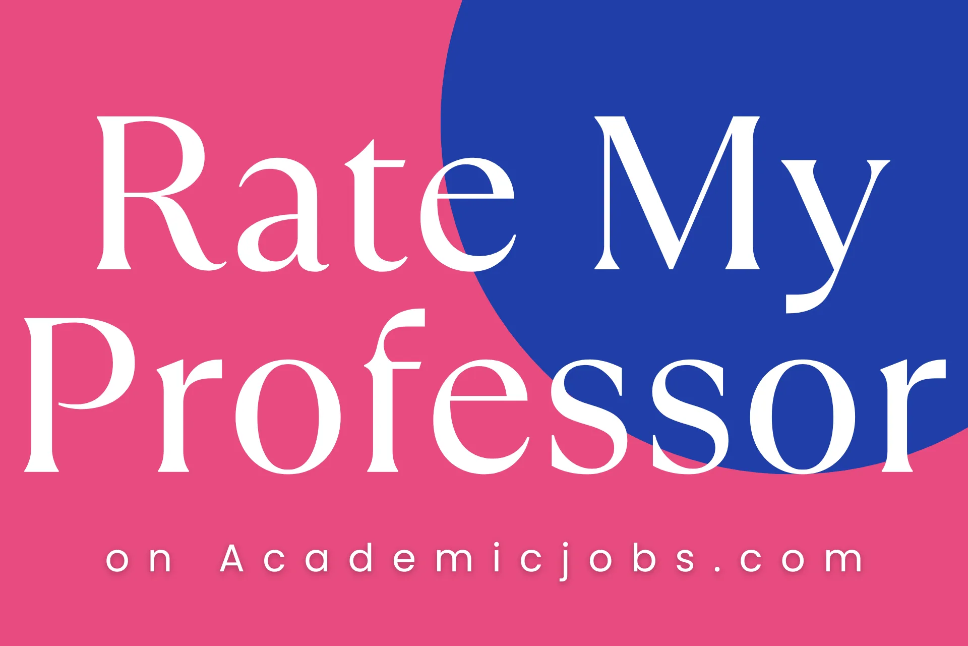 Rate My Professor - Site to Rate My Professors | Academic Jobs