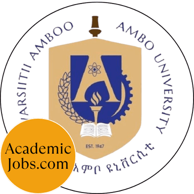 Ambo University logo