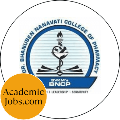 Dr Bhanuben Nanavati College of Pharmacy Jobs