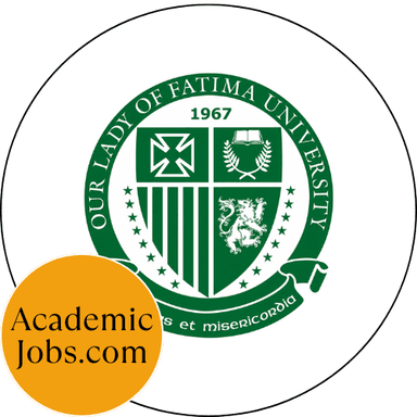 Our Lady of Fatima University logo