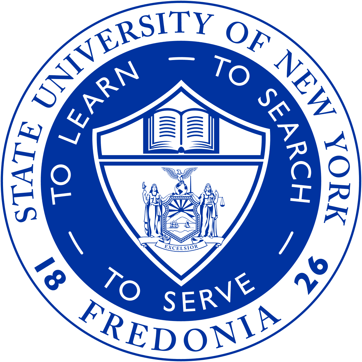 State University of New York College at Fredonia logo