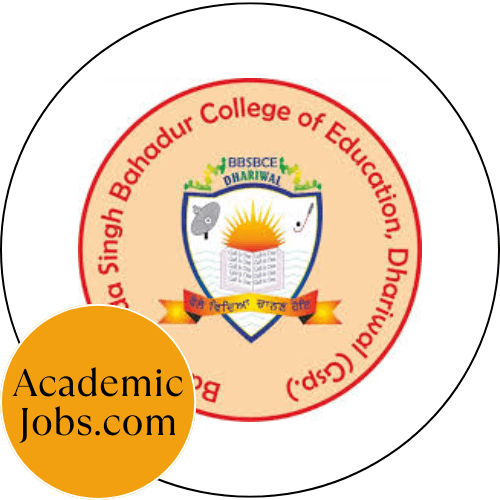 Baba Banda Singh Bahadur College of Education, Dhariwal Jobs