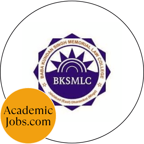 Baba Kundan Singh College Jobs