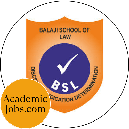 Balaji Law College, Pune Jobs