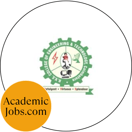 RVS College Of Engineering and Technology Jobs