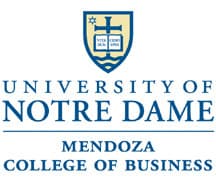 University of Notre Dame - Mendoza College of Business Logo