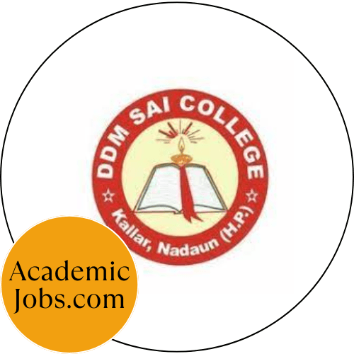 DDM Sai Law College, Kallar Jobs