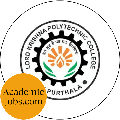 Lord Krishna College of Education, Kapurthala Jobs