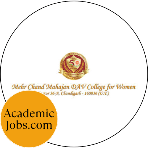 Mehr Chand Mahajan DAV College for Women, Chandigarh Jobs