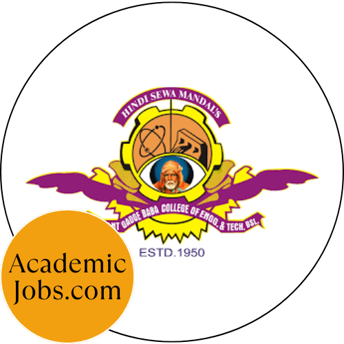 Shri Sant Gadge Baba College of Engineering & Technology Jobs