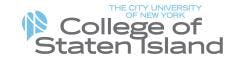 College of Staten Island, City University of New York Logo