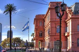 The historic and modern educational institutions of Buenos Aires, set against the city's vibrant cultural backdrop, showcasing its role as a leading academic center in Latin America