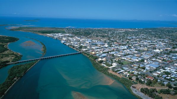 Academic Jobs Aerial view of Mackay, Australia