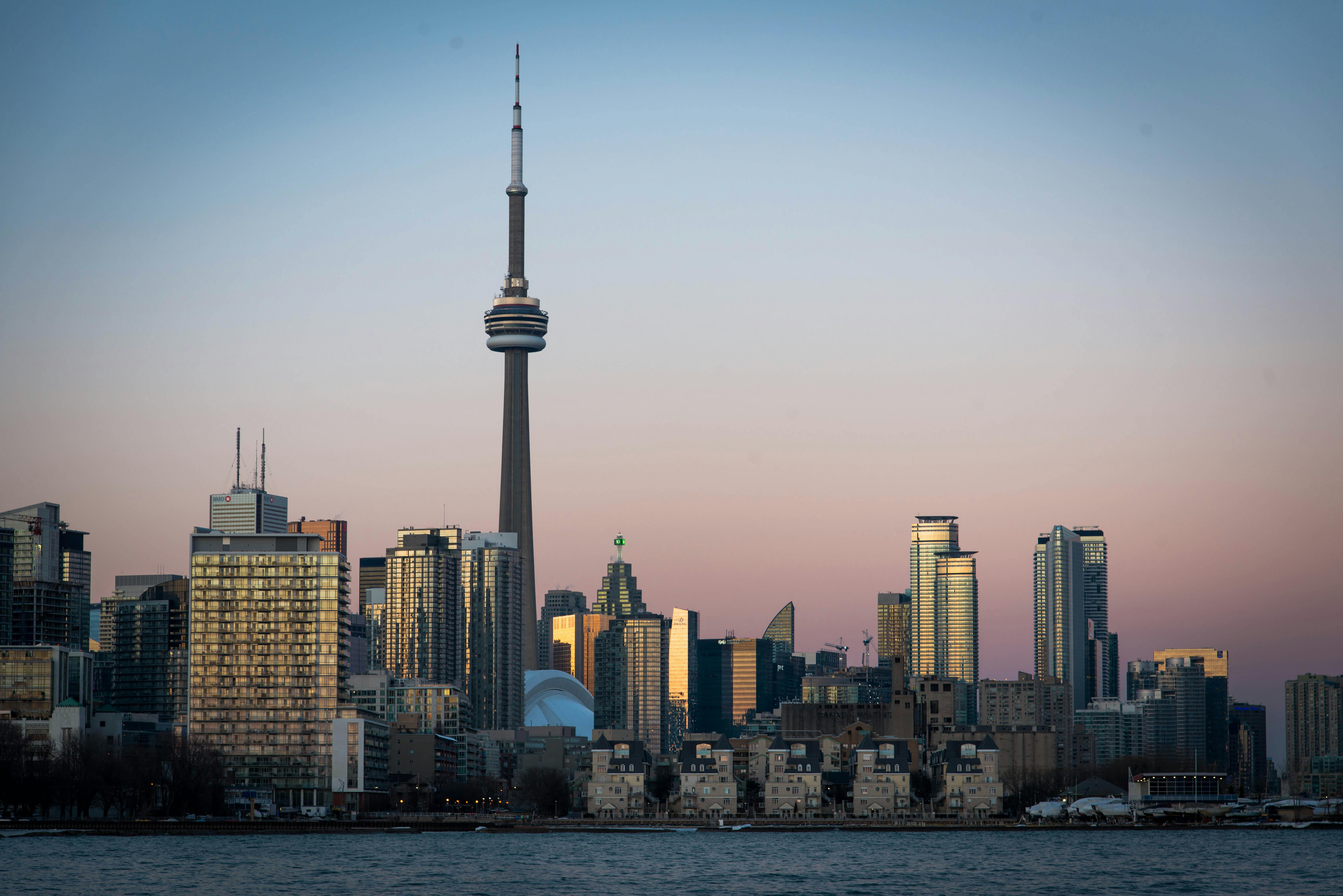 Cityscape of Toronto with prominent educational institutions highlighting its status as a hub of academic and cultural diversity